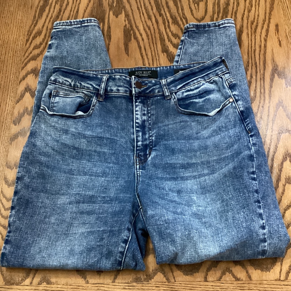 Judy Blue Acid Wash Skinny Fit Jeans Plus 14W JB88158 Stretch Womens Size 14W -